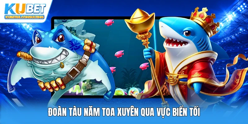 Đoàn tàu năm toa xuyên qua vực biển tối