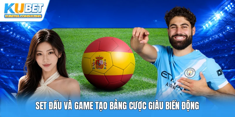 Set đấu và game tạo bảng cược giàu biến động